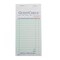 National Checking 3.5"x6.75" 2 Part Carbon Green 17 Line Guest Check 50 Checks, PK50 A6000G - alternate 5